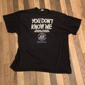 Vintage witness protection shirt XXL